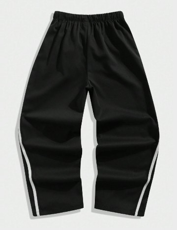 Pantaloni Shein Kids, negru