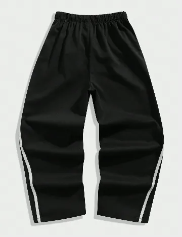 Pantaloni Shein Kids, negru
