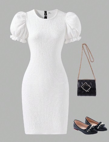 Rochie Shein Kids, alb