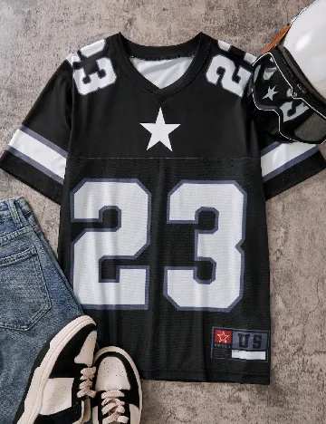 Tricou Shein Kids, negru