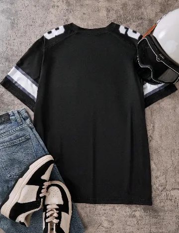 Tricou Shein Kids, negru
