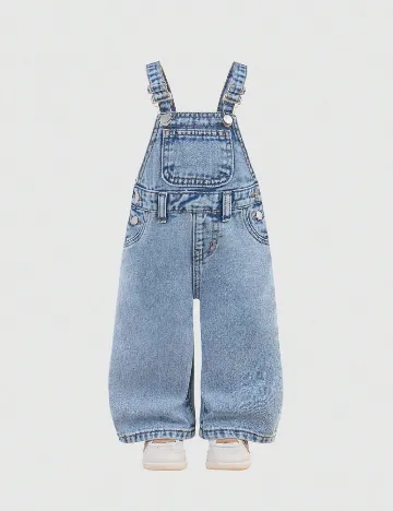 Salopeta Shein Kids, albastru