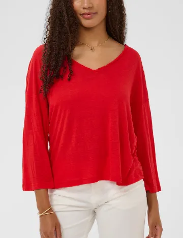 Bluza Cream, rosu