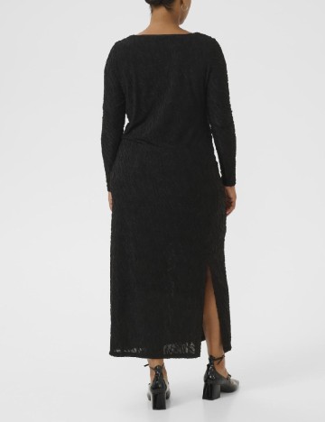 Rochie lunga Kaffe Curve, negru