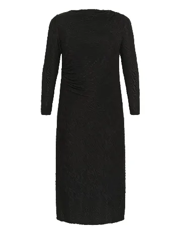 Rochie lunga Kaffe Curve, negru