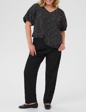 Bluza Kaffe Curve, negru