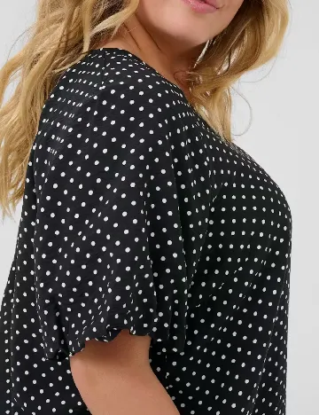 Bluza Kaffe Curve, negru