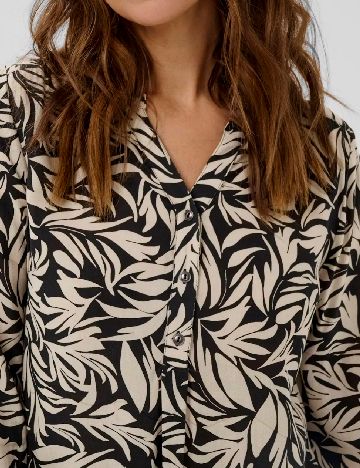 Bluza Bon a Parte, bej/negru