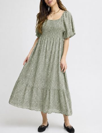 Rochie medie Sorbet, verde