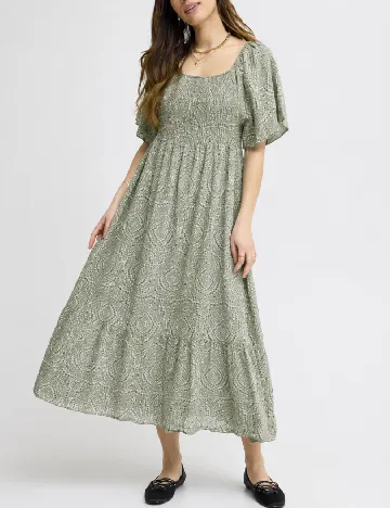 Rochie medie Sorbet, verde