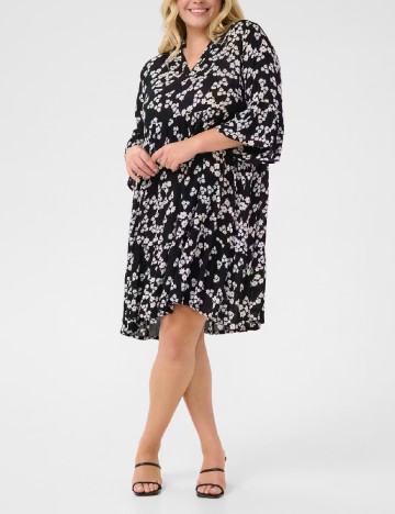 Rochie scurta Kaffe Curve, negru