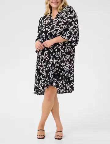 Rochie scurta Kaffe Curve, negru