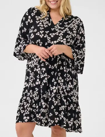 Rochie scurta Kaffe Curve, negru