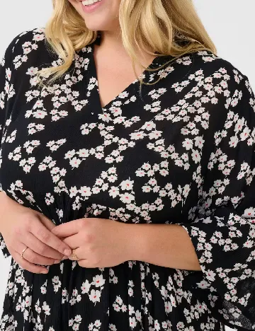 Rochie scurta Kaffe Curve, negru