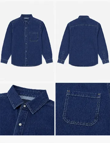 Camasa Pepe Jeans, bleumarin inchis