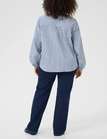 Bluza Kaffe Curve, albastru