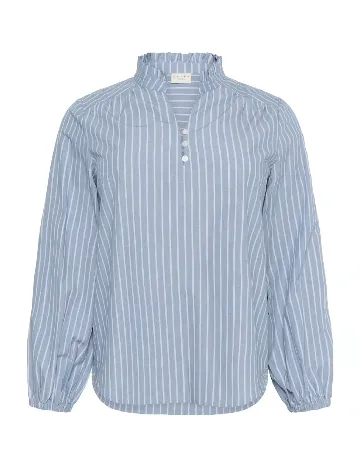 Bluza Kaffe Curve, albastru