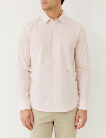 Camasa Pepe Jeans, crem/portocaliu