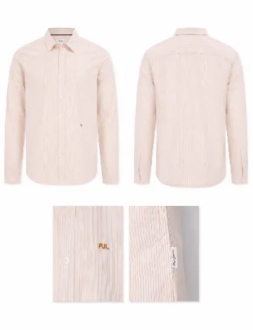 Camasa Pepe Jeans, crem/portocaliu