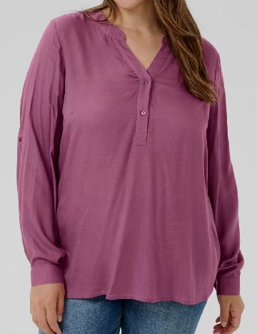 Bluza Kaffe Curve, mov