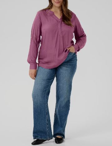 Bluza Kaffe Curve, mov