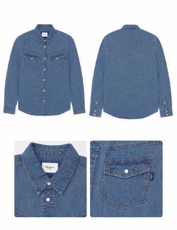 Camasa Pepe Jeans, albastru