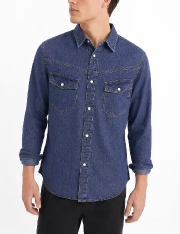 Camasa Pepe Jeans, bleumarin