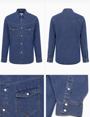 Camasa Pepe Jeans, bleumarin