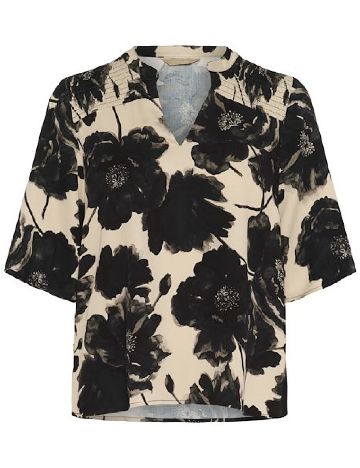 Bluza Culture, crem/negru