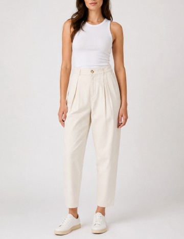 Pantaloni Pepe Jeans, crem