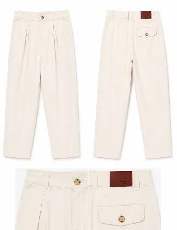 Pantaloni Pepe Jeans, crem