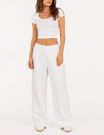 Pantaloni Pepe Jeans, alb