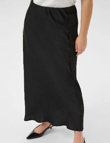 Fusta Kaffe Curve, negru