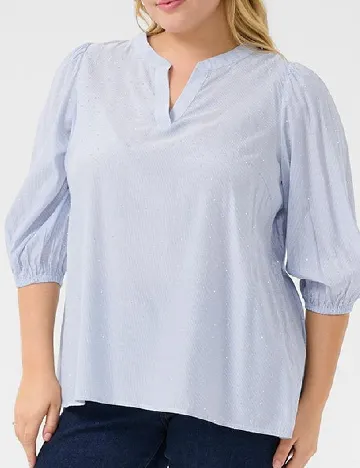 Bluza Kaffe Curve, albastru
