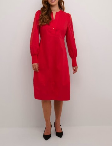 Rochie medie Culture, rosu