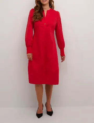 Rochie medie Culture, rosu