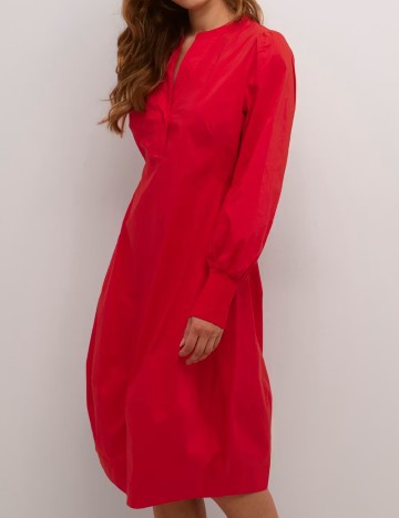 Rochie medie Culture, rosu
