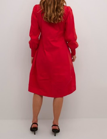 Rochie medie Culture, rosu
