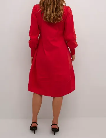 Rochie medie Culture, rosu