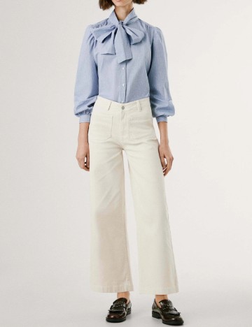Blugi Pepe Jeans, ecru