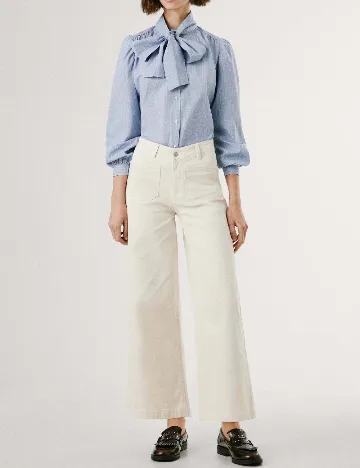 Blugi Pepe Jeans, ecru