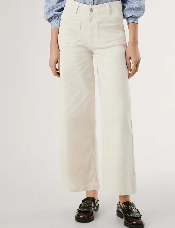 Blugi Pepe Jeans, ecru