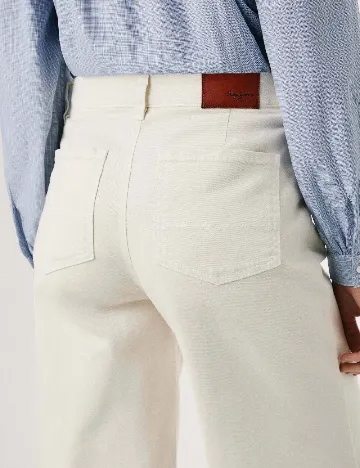 Blugi Pepe Jeans, ecru