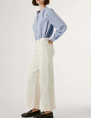 Blugi Pepe Jeans, ecru