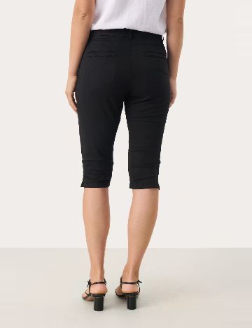 Pantaloni trei sferturi Part Two, negru