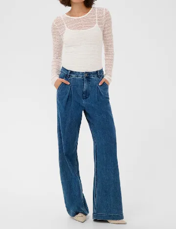 Bluza Kaffe, alb