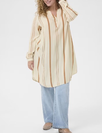 Bluza Kaffe Curve, crem