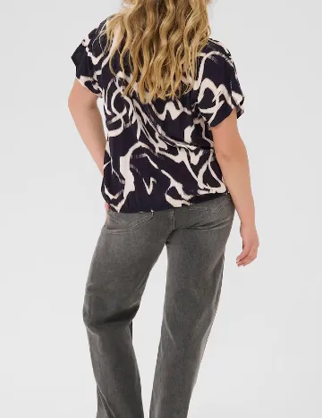 Bluza Kaffe Curve, negru