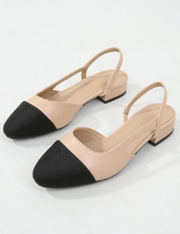Pantofi Shein Kids, crem