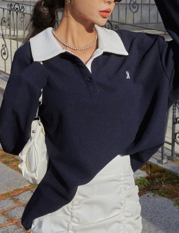 Bluza Dazy, bleumarin